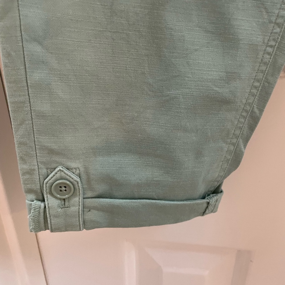 Talbots Drawstring Cuffed Pant Relaxed Size Xs Sa… - image 3